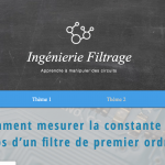 Mesurer la constante de temps d&rsquo;un circuit. (Site web)